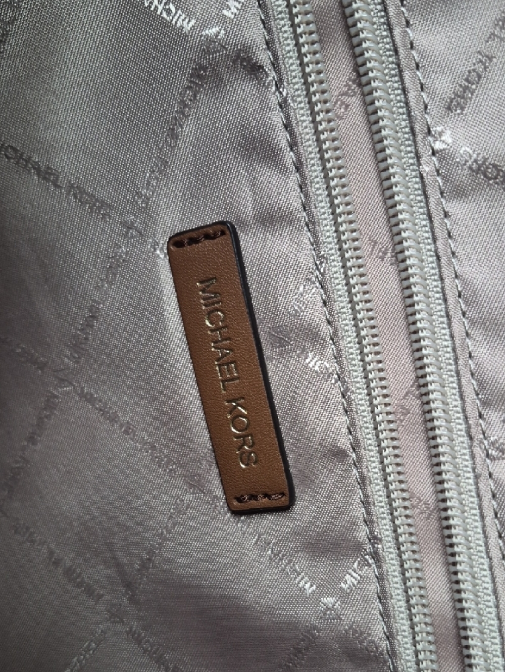 MICHAEL Michael Kors Avril Leather Top-Zip Satchel Extra Large Tode - Picture 9 of 16